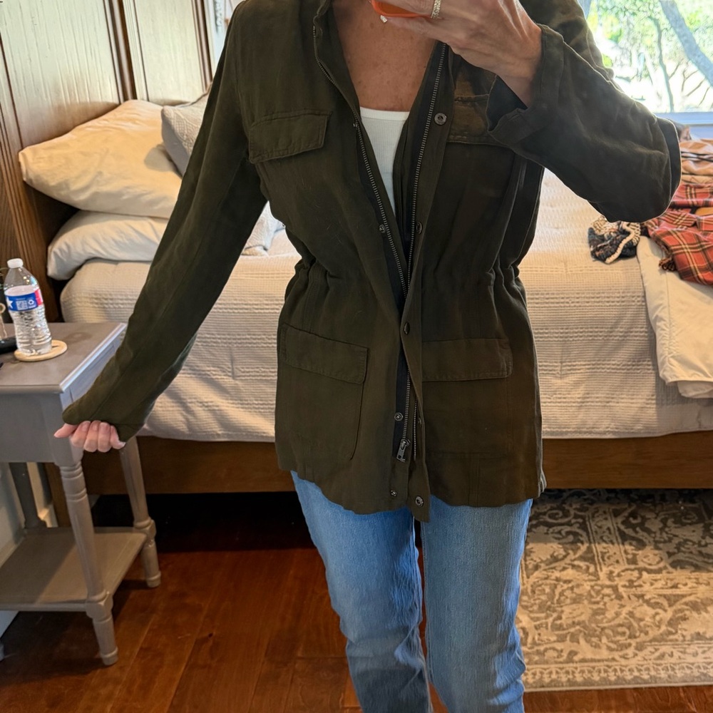 Dear John Olive Utility Jacket